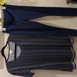 LuLaRoe XS Perfect T and leggings